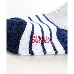 Cute Walk by Babyhug Anti-bacterial Ankle Length Socks All Over Printed Pack of 7 - Multicolour