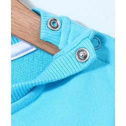 Babyhug Full Sleeves Sweatshirt Penguin Print - Blue