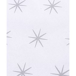Babyhug 100% Premium Cotton Pillow Bolster & Diaper Changing Mat Set of 4 - Asterisk Grey