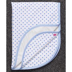 Babyhug 100% Premium Cotton Pillow Bolster & Diaper Changing Mat Set of 4 - Asterisk Grey