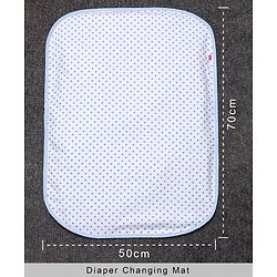 Babyhug Cotton Diaper Changing Mat Small - Grey