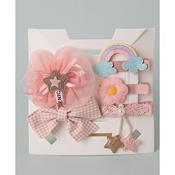 Babyhug Hair Accessories Combo Set - Pink