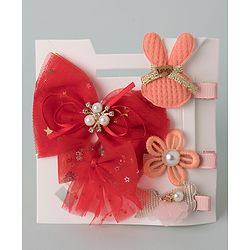 Babyhug Hair Accessories Combo Set - Red