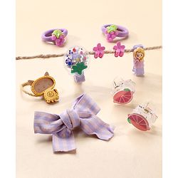 Babyhug Hair Accessories Combo - Purple