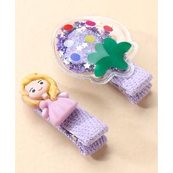 Babyhug Hair Accessories Combo - Purple