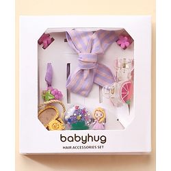 Babyhug Hair Accessories Combo - Purple