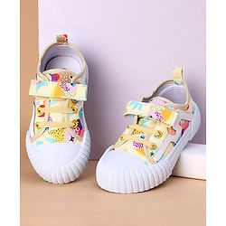 Cute Walk by Babyhug Casual Shoes - Yellow