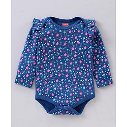 Babyhug Full Sleeves Onesie Pack Of 3 - Multicolour