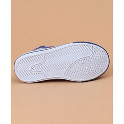 Cute Walk by Babyhug Casual Shoes Dino Print - Orange Blue