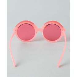 Babyhug Round Sunglasses Rainbow Design - Pink