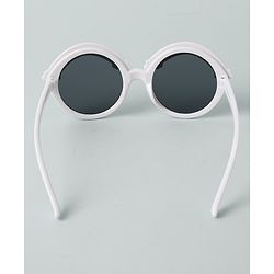 Babyhug Round Sunglasses Rainbow Design - White