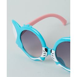 Babyhug Sunglasses Kitty Rainbow Design - Blue
