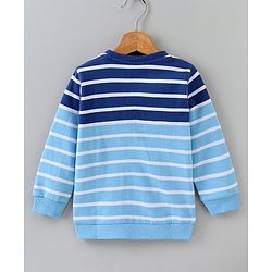 Babyhug Full Sleeve Disney Sweatshirt Mickey Mouse Print - Blue