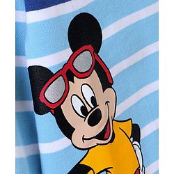 Babyhug Full Sleeve Disney Sweatshirt Mickey Mouse Print - Blue