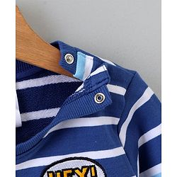 Babyhug Full Sleeve Disney Sweatshirt Mickey Mouse Print - Blue
