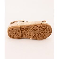 Cute Walk by Babyhug Sandals - Beige