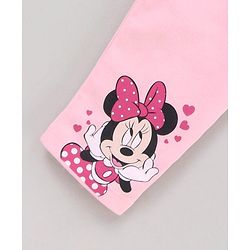 Babyhug Full Length Leggings Minnie Mouse Print - Pink
