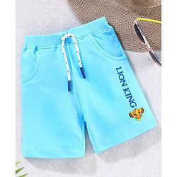 Babyhug Mid Thigh Shorts - Blue