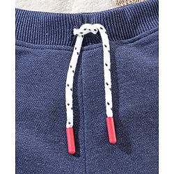 Babyhug Mid Thigh Shorts Spiderman Graphic - Blue