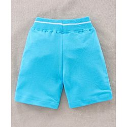 Babyhug Shorts Mickey Mouse Print - Blue