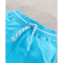 Babyhug Shorts Mickey Mouse Print - Blue