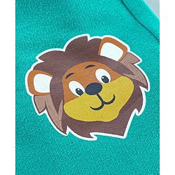 Babyhug Shorts Lion Print - Green