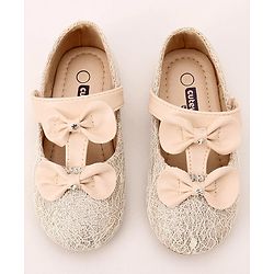 Cute Walk by Babyhug Ballerinas - Beige - EU 20 Beige