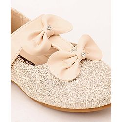 Cute Walk by Babyhug Ballerinas - Beige - EU 20 Beige