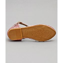 Cute Walk by Babyhug Party Wear Ballerina Studded Detailing  - Pink