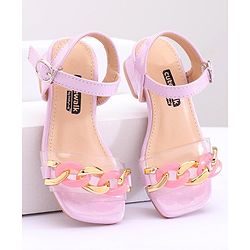Cute Walk by Babyhug Party Wear Sandals - Purple - EU 26 Purple/Violet