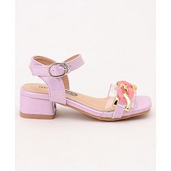Cute Walk by Babyhug Party Wear Sandals - Purple - EU 26 Purple/Violet