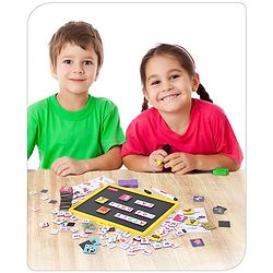 Babyhug Spell World Magnetic Learning Set - 96 Picture & 144 Alphabet Magnets