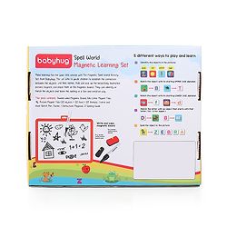 Babyhug Spell World Magnetic Learning Set - 96 Picture & 144 Alphabet Magnets