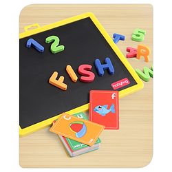 Babyhug Stepping Stones Magnetic Writing Activity Kit - 52 Picture & 108 Total Magnets