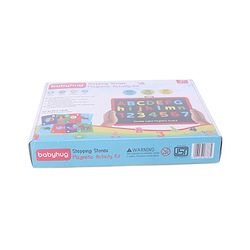 Babyhug Stepping Stones Magnetic Writing Activity Kit - 52 Picture & 108 Total Magnets