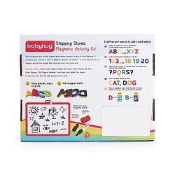 Babyhug Stepping Stones Magnetic Writing Activity Kit - 52 Picture & 108 Total Magnets