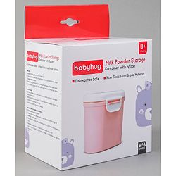 Babyhug Portable Milk Powder Container - Pink