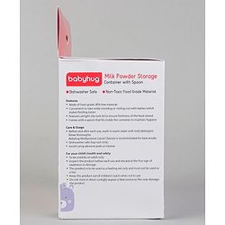 Babyhug Portable Milk Powder Container - Pink