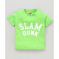 Babyhug Half Sleeves T-shirt Text Print Pack of 5 - Multicolor
