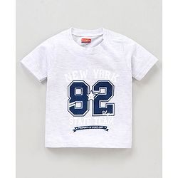 Babyhug Half Sleeves T-shirt Text Print Pack of 5 - Multicolor