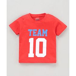 Babyhug Half Sleeves T-shirt Text Print Pack of 5 - Multicolor