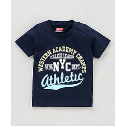 Babyhug Half Sleeves T-shirt Text Print Pack of 5 - Multicolor