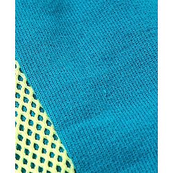Babyhug Solid Colour Shorts With Drawstring - Aqua Blue