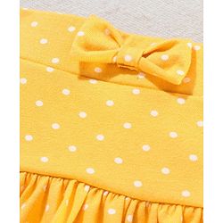 Babyhug Mid Thigh Skirt Printed - Yellow
