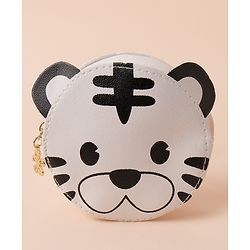 Babyhug Free Size Sling Bag Tiger Print - White