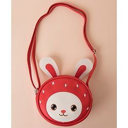 Babyhug Free Size Sling Bag Bunny Print - Red