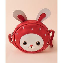 Babyhug Free Size Sling Bag Bunny Print - Red