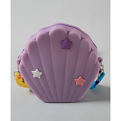Babyhug Star Printed Sling Bag - Purple