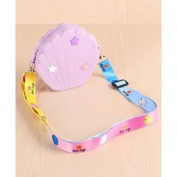 Babyhug Star Printed Sling Bag - Purple