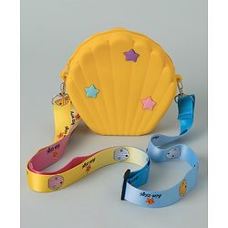 Babyhug Star Printed Sling Bag - Purple
